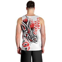 Ukrainian Heritage Tryzub Floral Men Tank Top Ykpaiha Folk Art