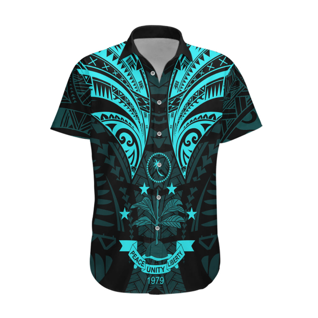 fsm-chuuk-states-hawaiian-shirt-micronesia-vintage-polynesian-tribal-aqua-version