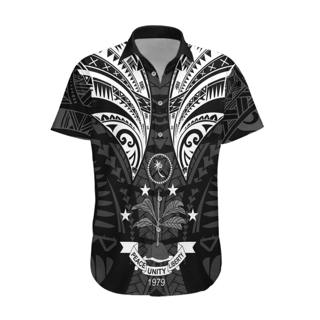 fsm-chuuk-states-hawaiian-shirt-micronesia-vintage-polynesian-tribal-black-version