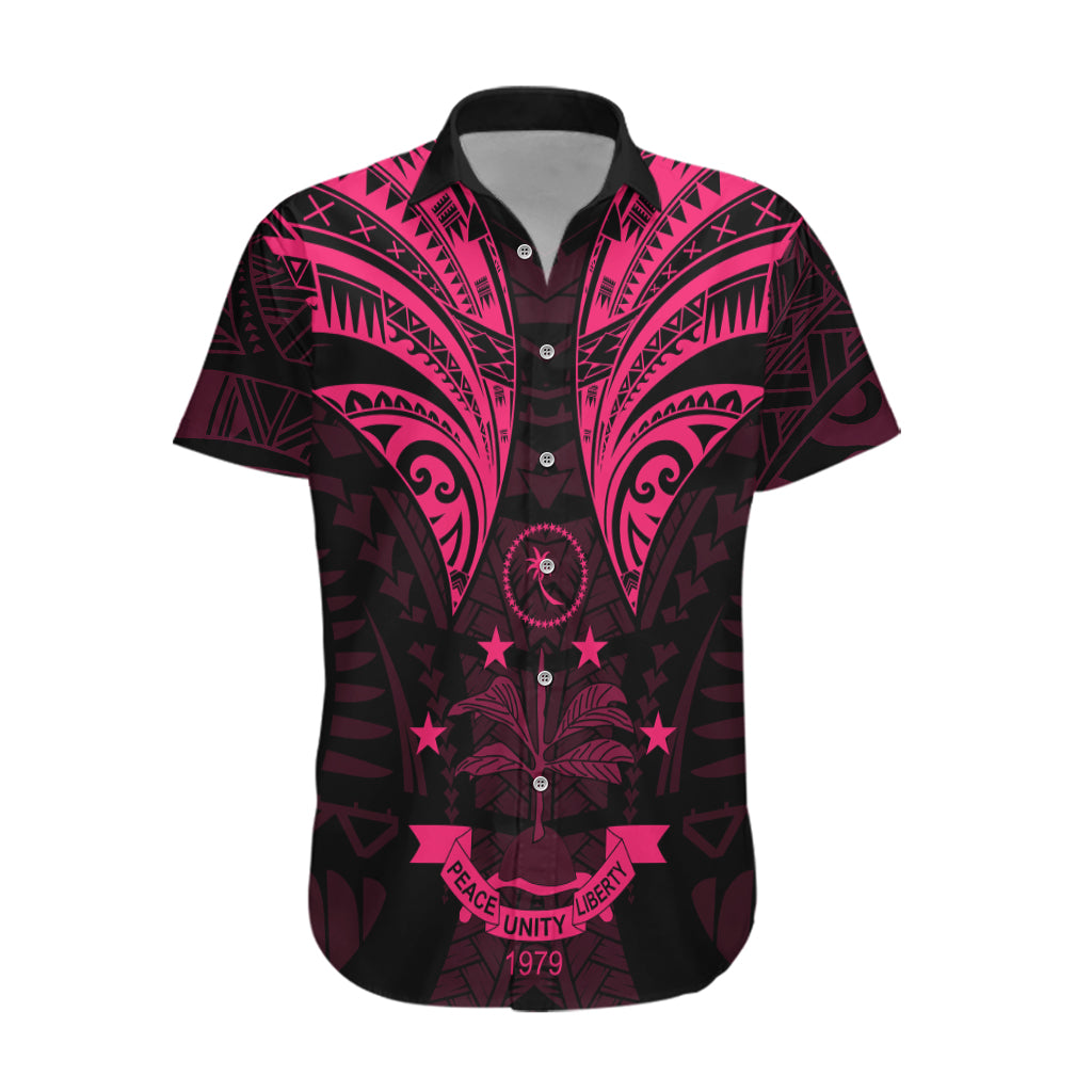 fsm-chuuk-states-hawaiian-shirt-micronesia-vintage-polynesian-tribal-pink-version