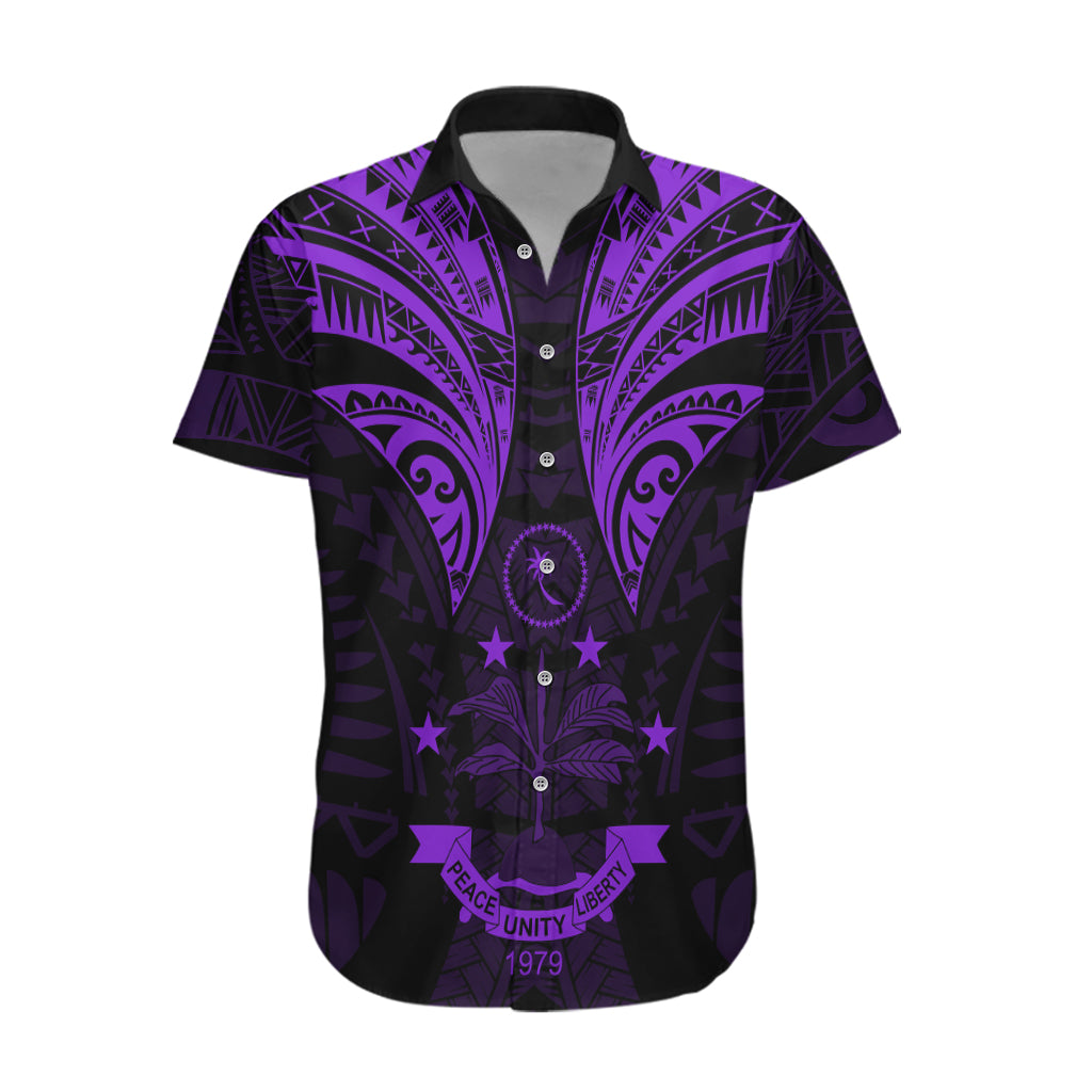fsm-chuuk-states-hawaiian-shirt-micronesia-vintage-polynesian-tribal-purple-version