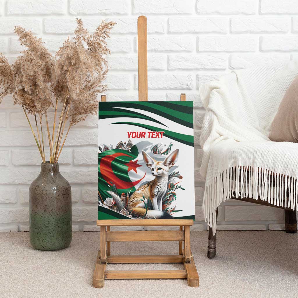 Algeria Fennec Fox Personalized Canvas Wall Art with Algerian Culture and Nature LT9 - Wonder Print Shop