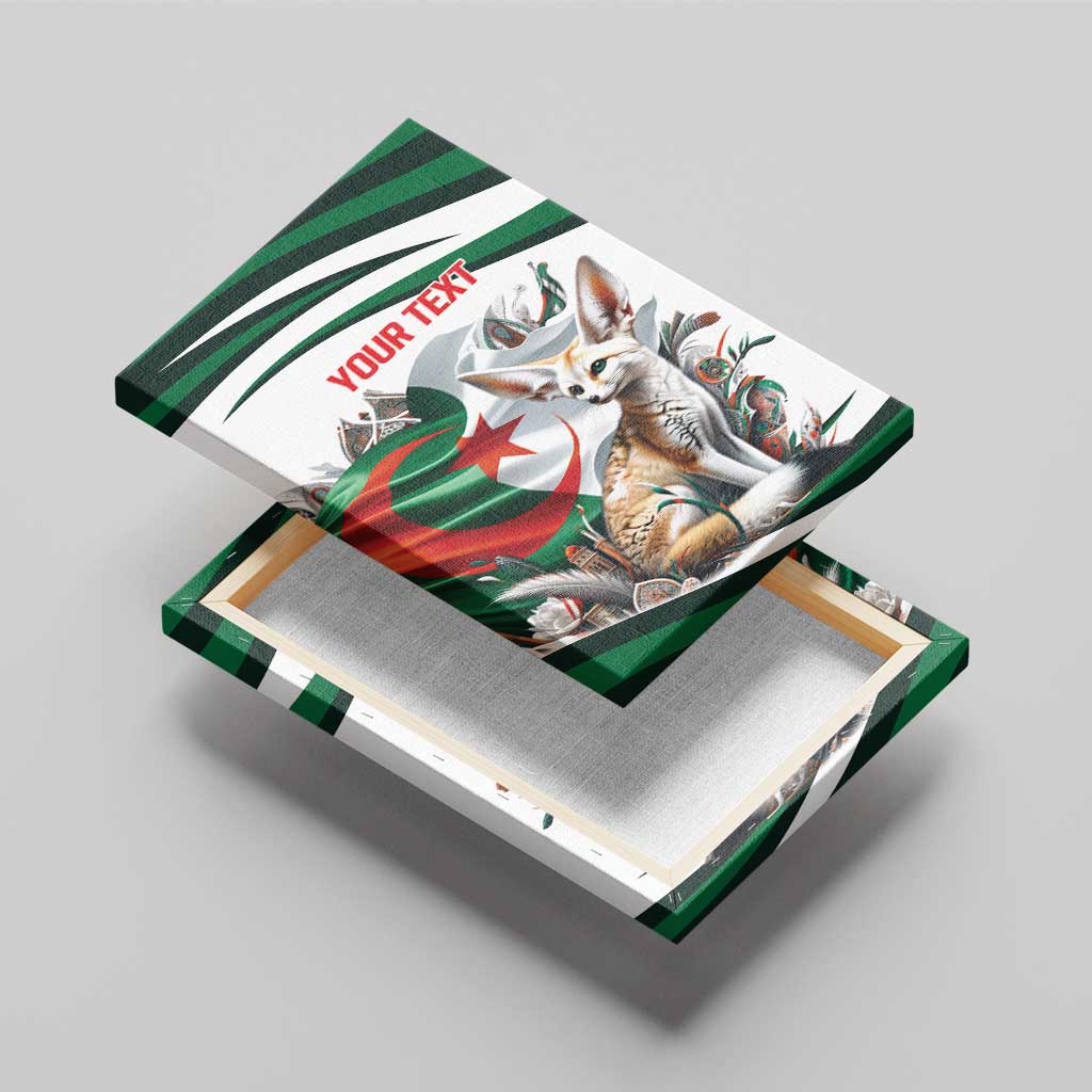 Algeria Fennec Fox Personalized Canvas Wall Art with Algerian Culture and Nature LT9 - Wonder Print Shop