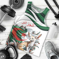 Algeria Fennec Fox Personalized Men Tank Top with Algerian Culture and Nature - Wonder Print Shop