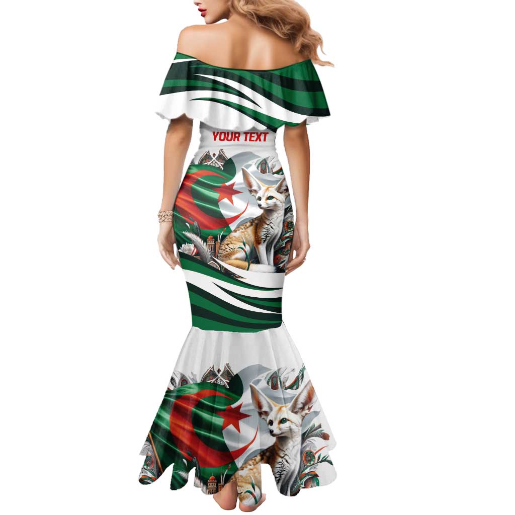 Algeria Fennec Fox Personalized Mermaid Dress with Algerian Culture and Nature - Wonder Print Shop