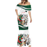 Algeria Fennec Fox Personalized Mermaid Dress with Algerian Culture and Nature - Wonder Print Shop