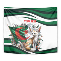 Algeria Fennec Fox Personalized Tapestry with Algerian Culture and Nature - Wonder Print Shop