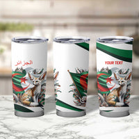 Algeria Fennec Fox Personalized Tumbler Cup with Algerian Culture and Nature - Wonder Print Shop