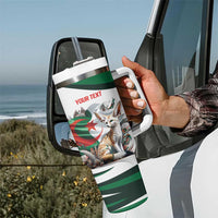 Algeria Fennec Fox Personalized Tumbler With Handle with Algerian Culture and Nature - Wonder Print Shop