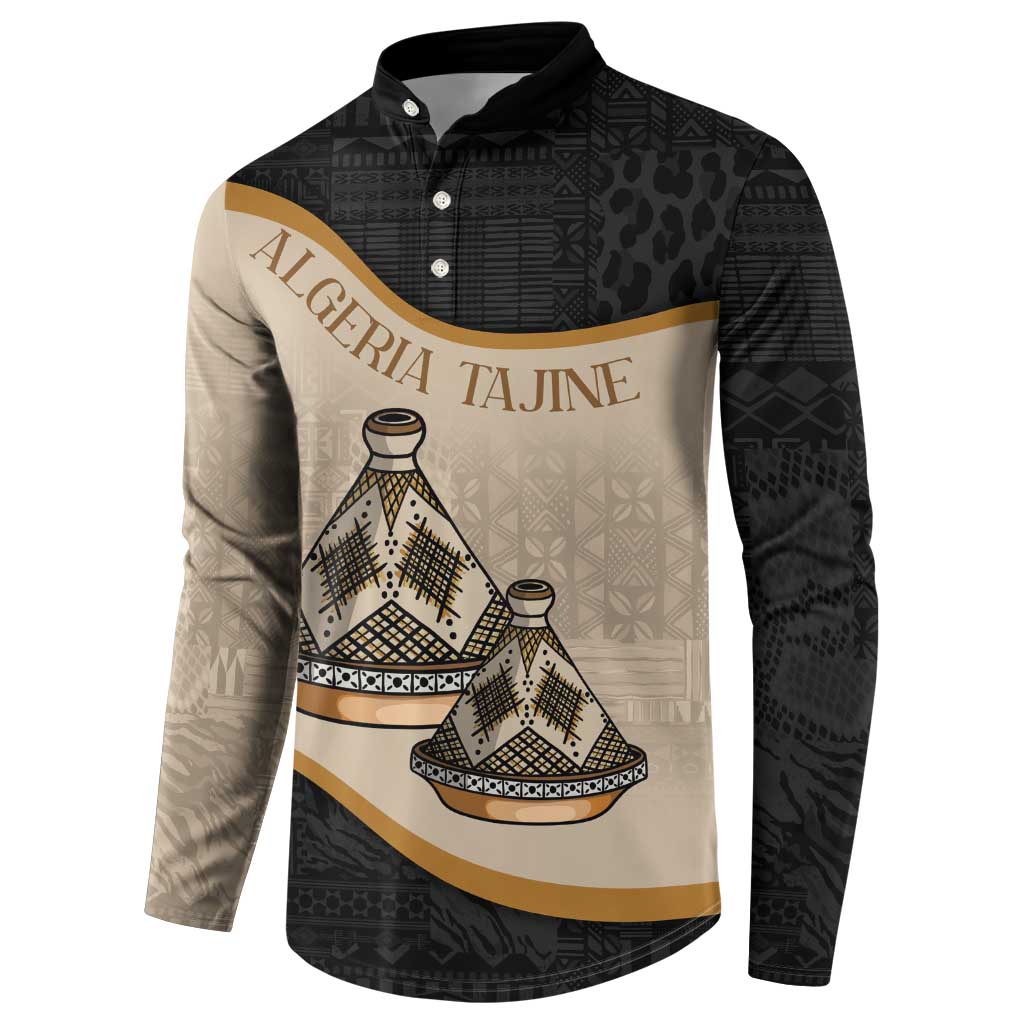 Algeria Tajine Dish Personalized Button Sweatshirt with African Tribal Pattern LT9 - Wonder Print Shop