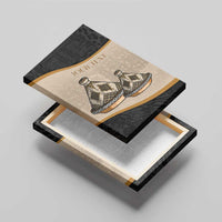 Algeria Tajine Dish Personalized Canvas Wall Art with African Tribal Pattern LT9 - Wonder Print Shop