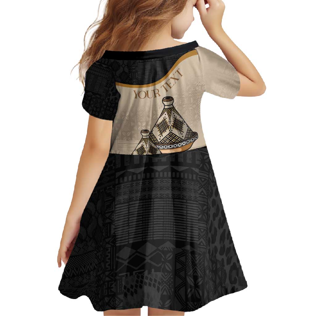 Algeria Tajine Dish Personalized Family Matching Short Sleeve Bodycon Dress and Hawaiian Shirt with African Tribal Pattern - Wonder Print Shop