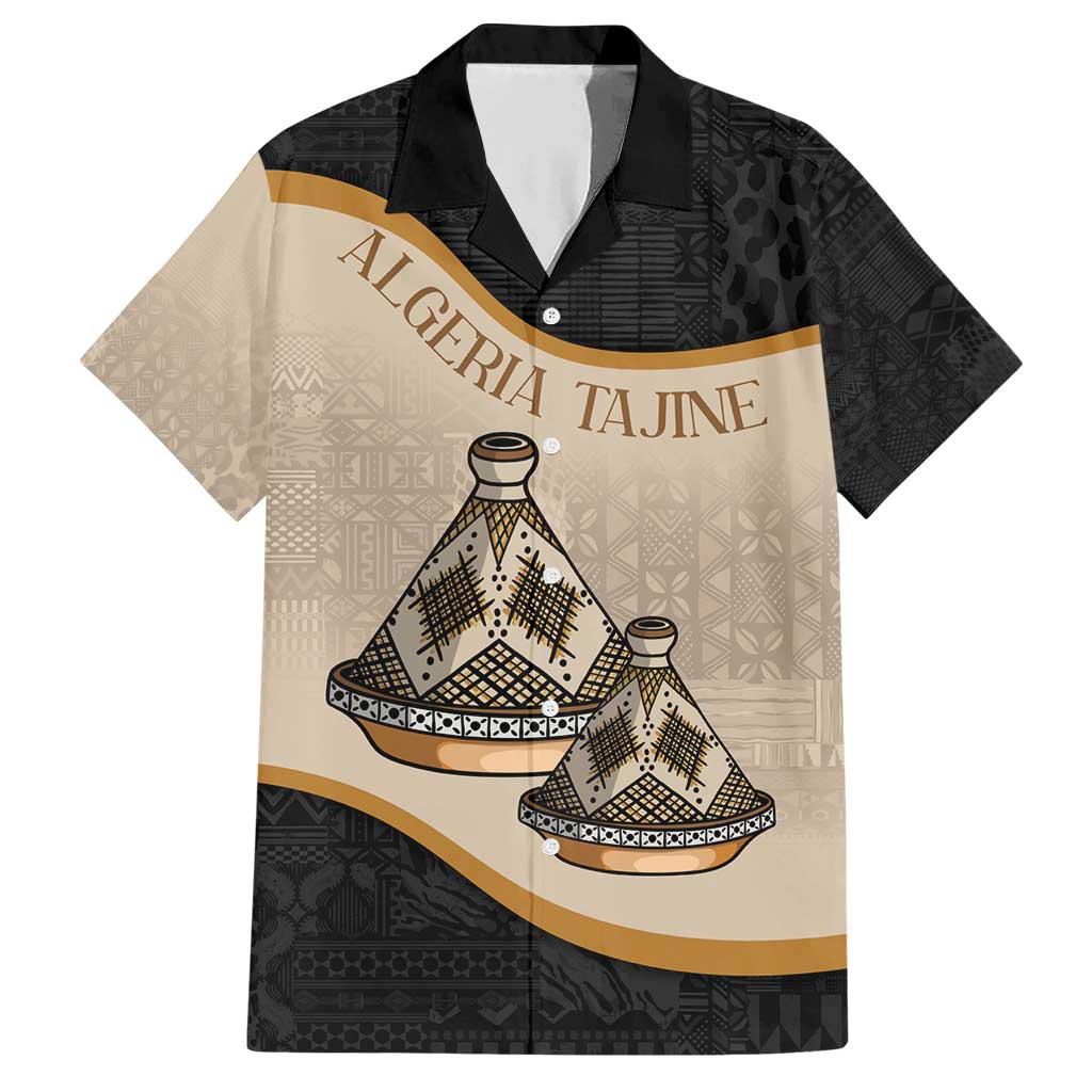 Algeria Tajine Dish Personalized Family Matching Short Sleeve Bodycon Dress and Hawaiian Shirt with African Tribal Pattern - Wonder Print Shop