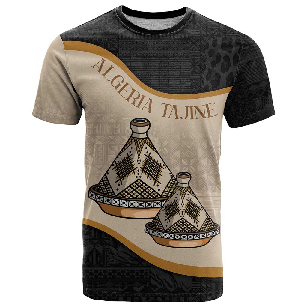 Algeria Tajine Dish Personalized T Shirt with African Tribal Pattern - Wonder Print Shop