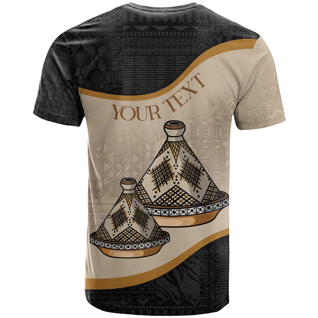 Algeria Tajine Dish Personalized T Shirt with African Tribal Pattern - Wonder Print Shop