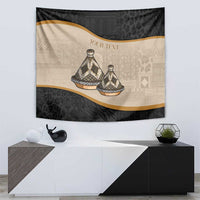 Algeria Tajine Dish Personalized Tapestry with African Tribal Pattern - Wonder Print Shop