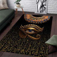 Egypt Eyes Of Horus Area Rug with Egyptian Hieroglyphs LT9 - Wonder Print Shop