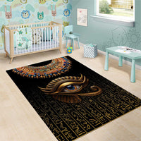 Egypt Eyes Of Horus Area Rug with Egyptian Hieroglyphs LT9 - Wonder Print Shop