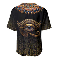 Egypt Eyes Of Horus Baseball Jersey with Egyptian Hieroglyphs LT9 - Wonder Print Shop