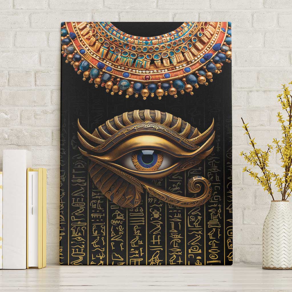 Egypt Eyes Of Horus Canvas Wall Art with Egyptian Hieroglyphs LT9 - Wonder Print Shop
