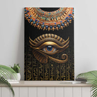 Egypt Eyes Of Horus Canvas Wall Art with Egyptian Hieroglyphs LT9 - Wonder Print Shop