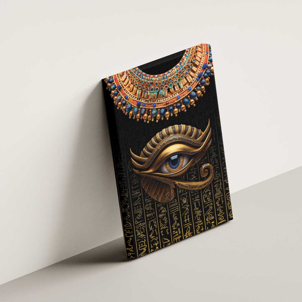 Egypt Eyes Of Horus Canvas Wall Art with Egyptian Hieroglyphs LT9 - Wonder Print Shop