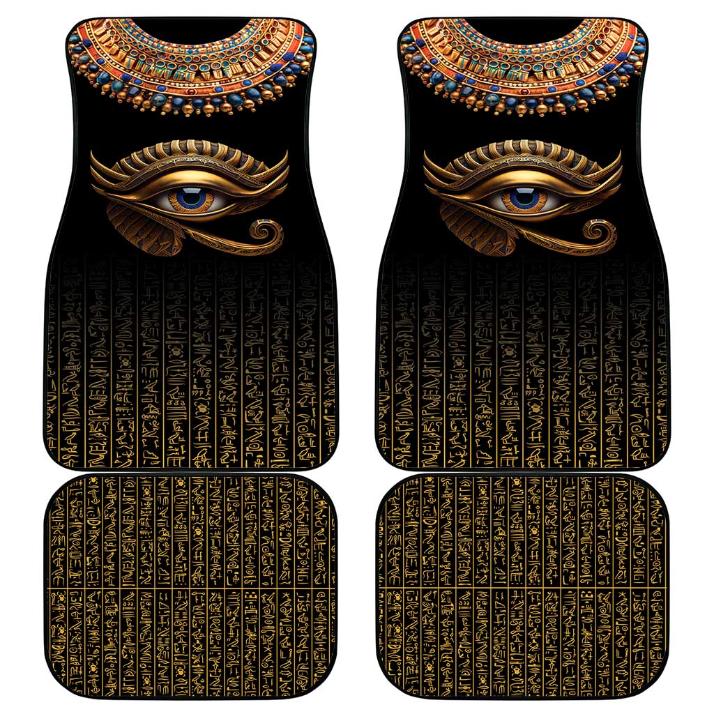 Egypt Eyes Of Horus Car Mats with Egyptian Hieroglyphs LT9 - Wonder Print Shop
