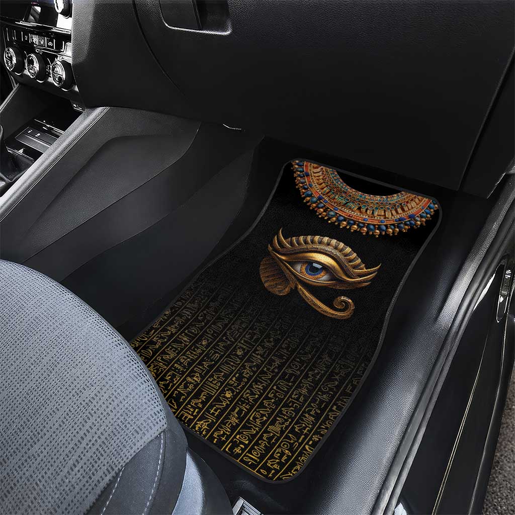 Egypt Eyes Of Horus Car Mats with Egyptian Hieroglyphs LT9 - Wonder Print Shop
