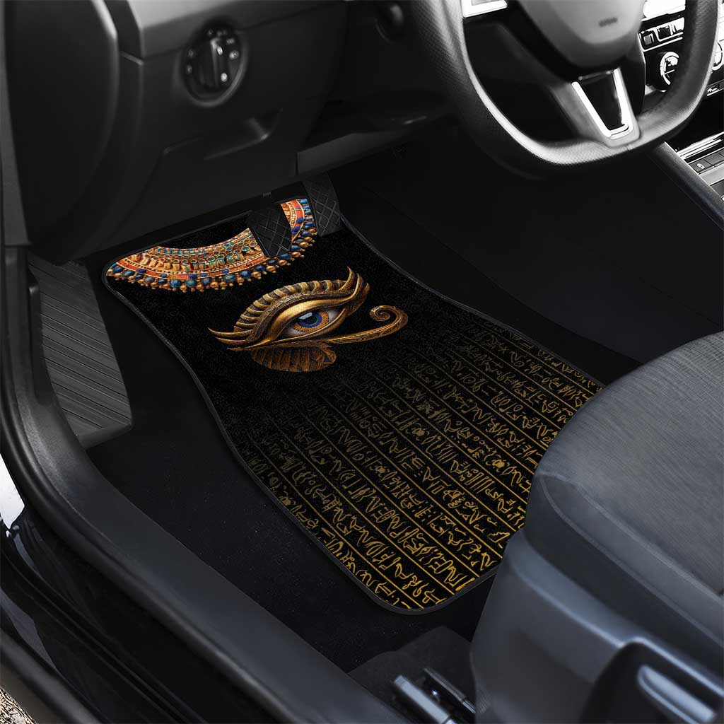 Egypt Eyes Of Horus Car Mats with Egyptian Hieroglyphs LT9 - Wonder Print Shop
