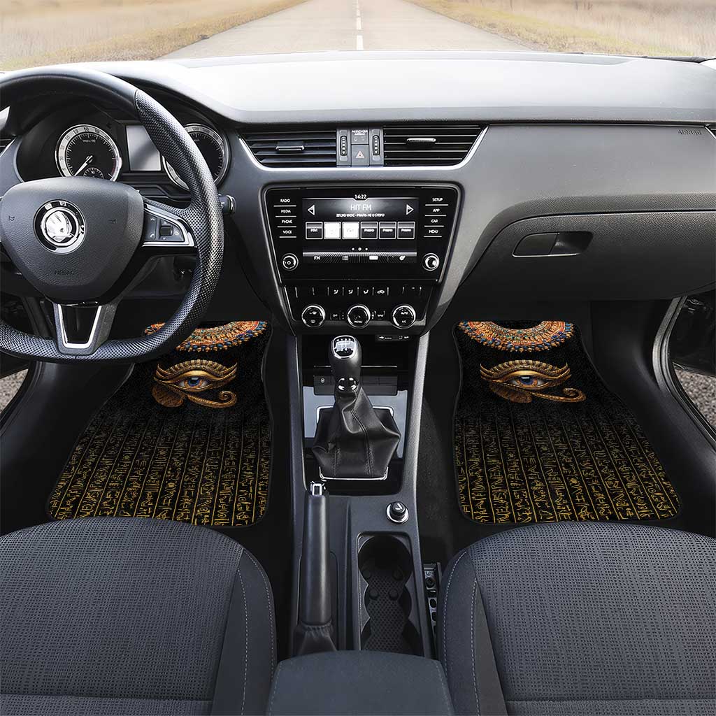 Egypt Eyes Of Horus Car Mats with Egyptian Hieroglyphs LT9 - Wonder Print Shop