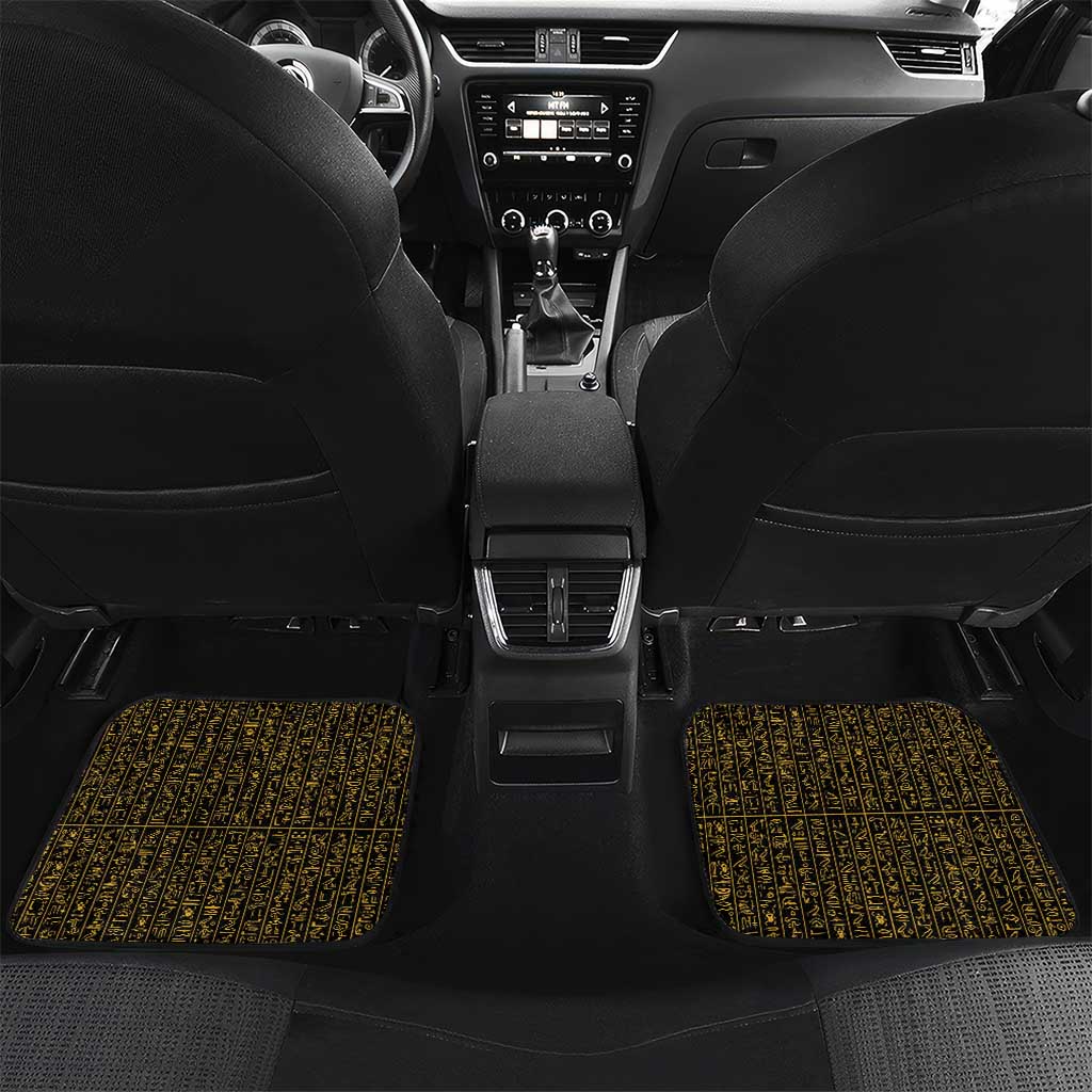 Egypt Eyes Of Horus Car Mats with Egyptian Hieroglyphs LT9 - Wonder Print Shop