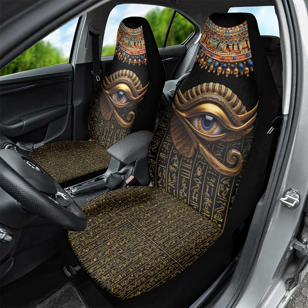 Egypt Eyes Of Horus Car Seat Cover with Egyptian Hieroglyphs LT9 - Wonder Print Shop