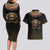 Egypt Eyes Of Horus Couples Matching Long Sleeve Bodycon Dress and Hawaiian Shirt with Egyptian Hieroglyphs LT9 - Wonder Print Shop