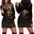 Egypt Eyes Of Horus Hoodie Dress with Egyptian Hieroglyphs - Wonder Print Shop