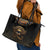 Egypt Eyes Of Horus Leather Tote Bag with Egyptian Hieroglyphs - Wonder Print Shop