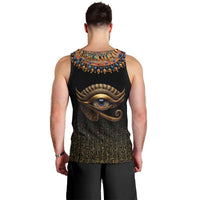 Egypt Eyes Of Horus Men Tank Top with Egyptian Hieroglyphs - Wonder Print Shop