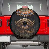 Egypt Eyes Of Horus Spare Tire Cover with Egyptian Hieroglyphs - Wonder Print Shop