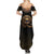 Egypt Eyes Of Horus Summer Maxi Dress with Egyptian Hieroglyphs - Wonder Print Shop