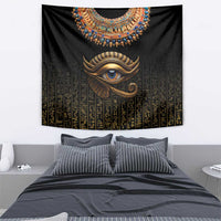 Egypt Eyes Of Horus Tapestry with Egyptian Hieroglyphs - Wonder Print Shop