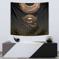 Egypt Eyes Of Horus Tapestry with Egyptian Hieroglyphs - Wonder Print Shop