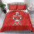 Custom Bahrain Cricket Bedding Set Coat of arms of Bahrain with Sporty Pattern LT9 - Wonder Print Shop