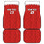 Custom Bahrain Cricket Car Mats Coat of arms of Bahrain with Sporty Pattern LT9 - Wonder Print Shop
