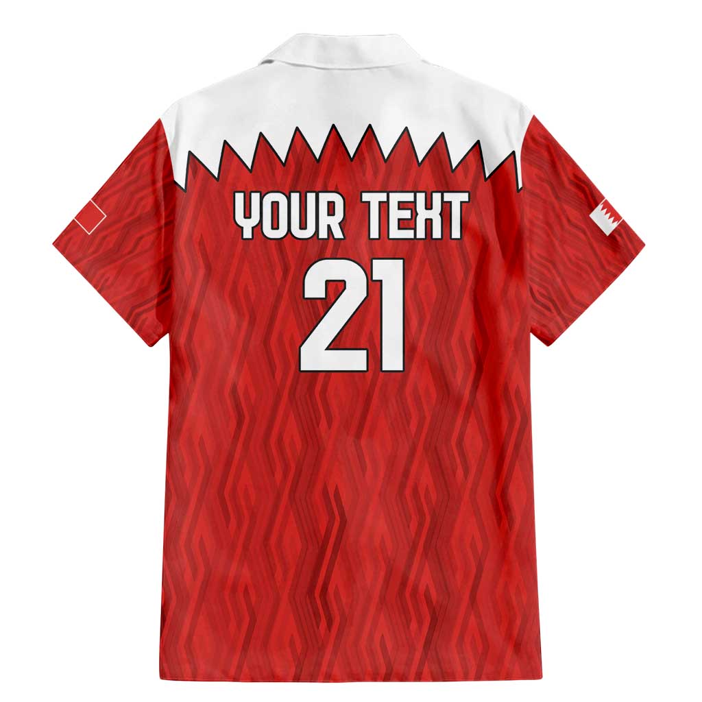 Custom Bahrain Cricket Family Matching Mermaid Dress and Hawaiian Shirt Coat of arms of Bahrain with Sporty Pattern LT9 - Wonder Print Shop