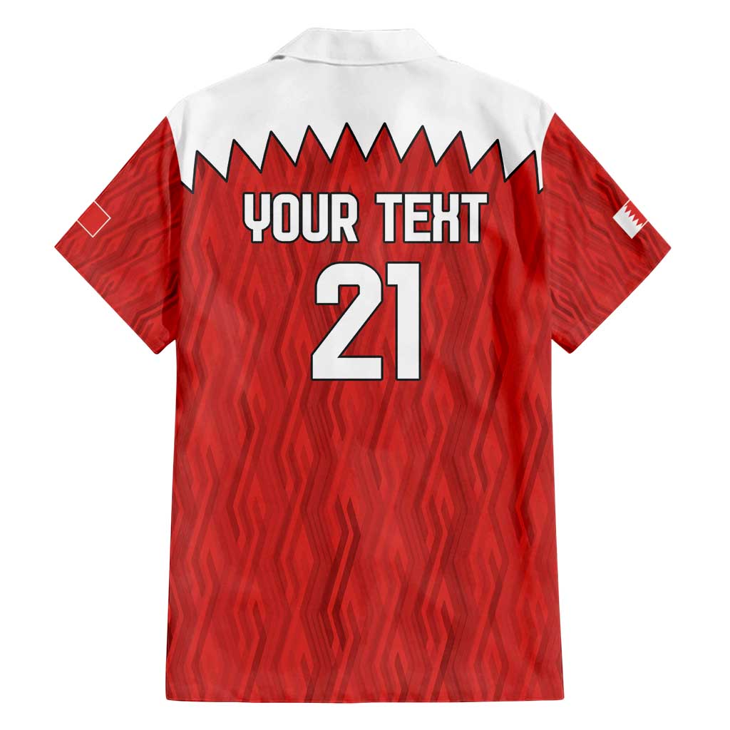 Custom Bahrain Cricket Family Matching Off Shoulder Maxi Dress and Hawaiian Shirt Coat of arms of Bahrain with Sporty Pattern LT9 - Wonder Print Shop