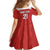 Custom Bahrain Cricket Family Matching Off Shoulder Short Dress and Hawaiian Shirt Coat of arms of Bahrain with Sporty Pattern LT9 - Wonder Print Shop