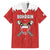 Custom Bahrain Cricket Hawaiian Shirt Coat of arms of Bahrain with Sporty Pattern - Wonder Print Shop