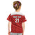 Custom Bahrain Cricket Kid T Shirt Coat of arms of Bahrain with Sporty Pattern - Wonder Print Shop