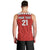 Custom Bahrain Cricket Men Tank Top Coat of arms of Bahrain with Sporty Pattern - Wonder Print Shop