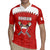 Custom Bahrain Cricket Rugby Jersey Coat of arms of Bahrain with Sporty Pattern - Wonder Print Shop
