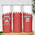 Custom Bahrain Cricket Skinny Tumbler Coat of arms of Bahrain with Sporty Pattern - Wonder Print Shop